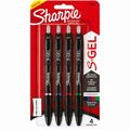 Sharpie S-Gel – 4 Bolígrafos de Gel 0.7 mm Punta Fina con Grip