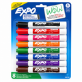 Expo 8 Marcadores Pizarron Blanco Punta Cincel Low Odor Ink