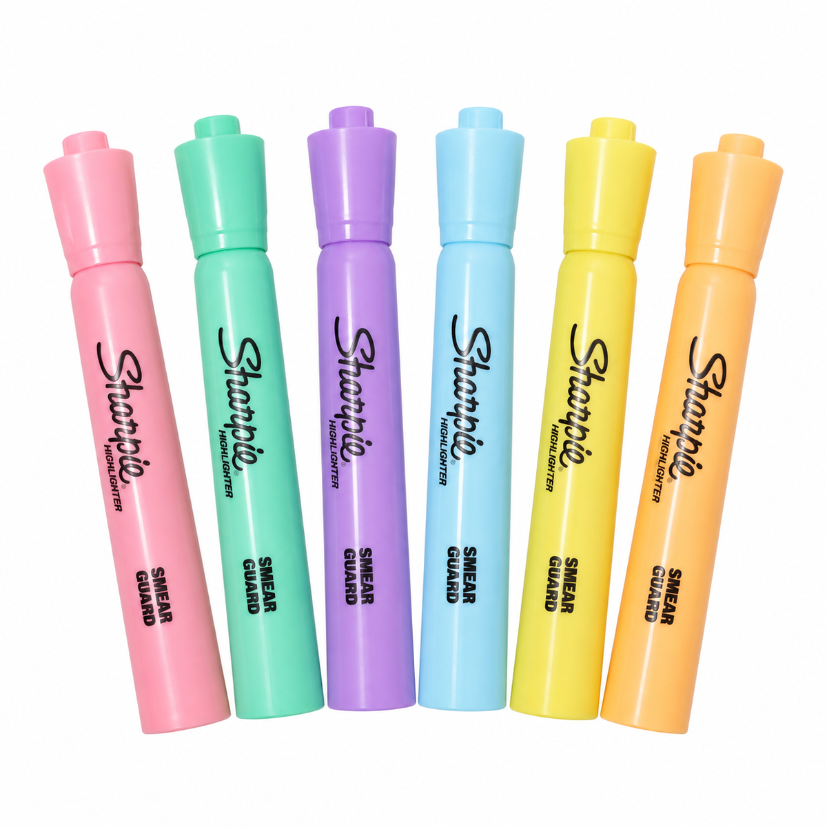 Sharpie 6 Resaltadores Marcatextos, 6 Colores Pastel Tank