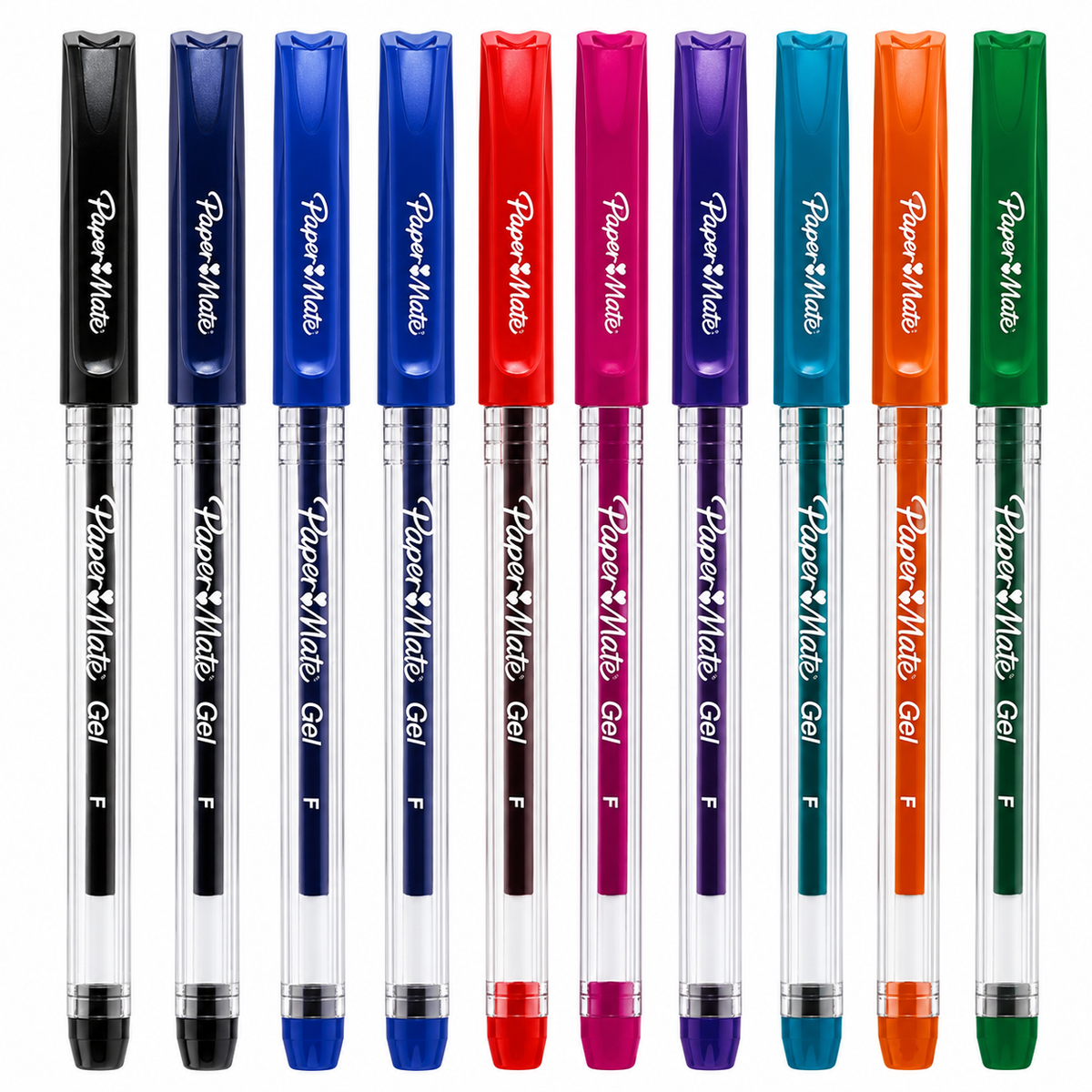 Paper Mate 10 Boligrafos Gel Blister Colores Surtido Plumas