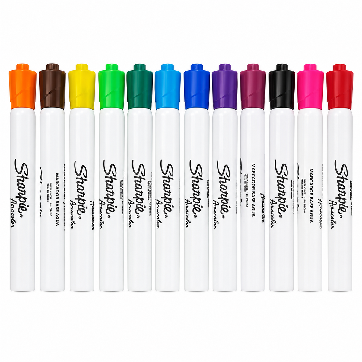 Sharpie Acuacolor 12 Colores  Base Agua