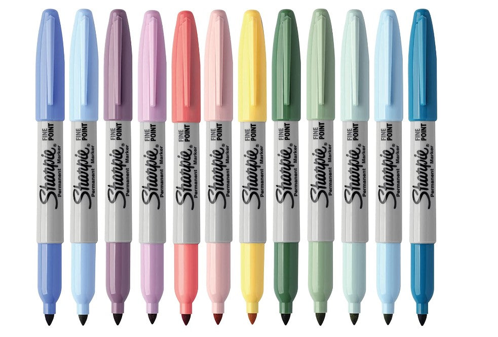 Sharpie 12 Marcadores Permanente Colores Misticos Punta Fina