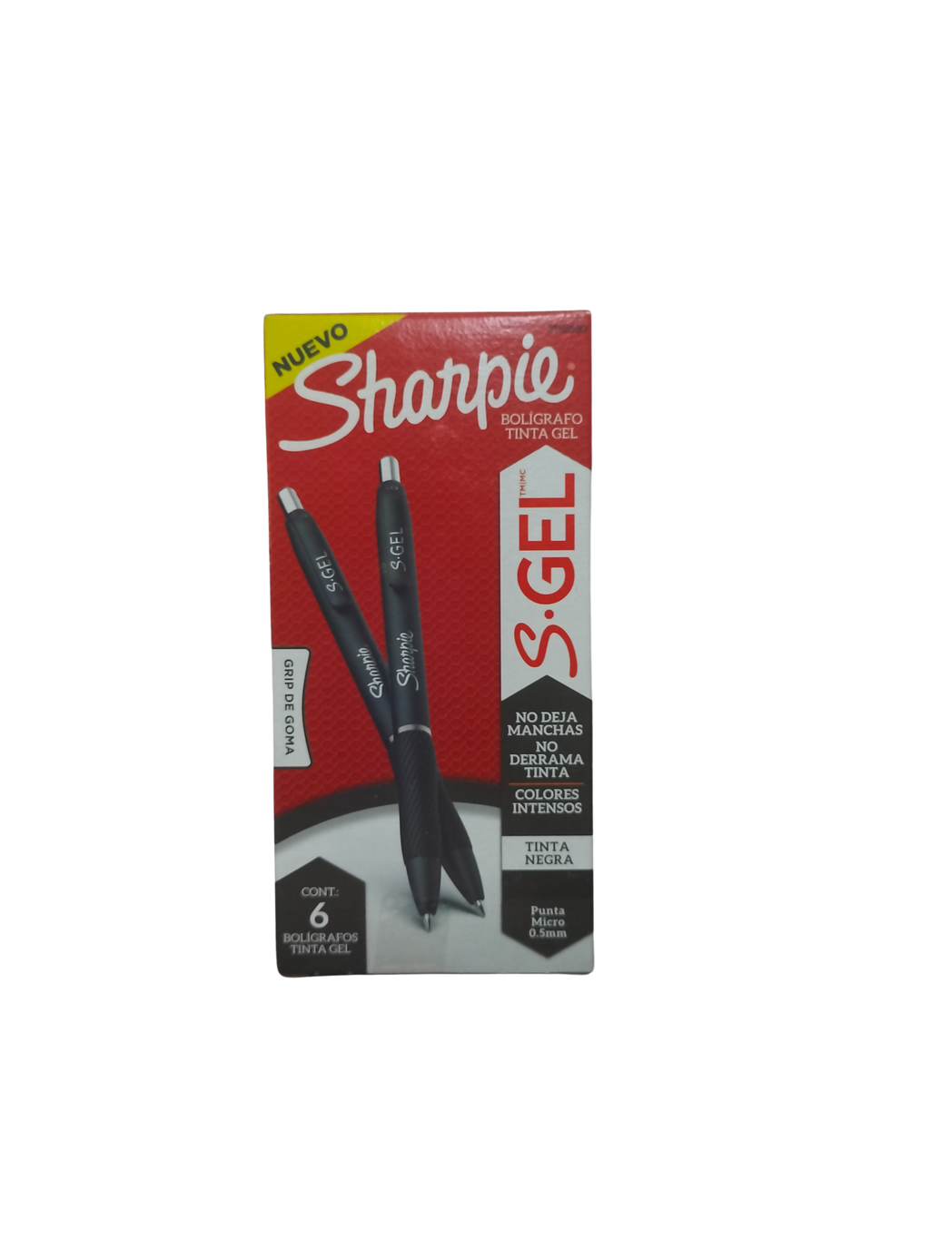 Sharpie Boligrafo S.gel Punta 0.5 Mm Grip Negro