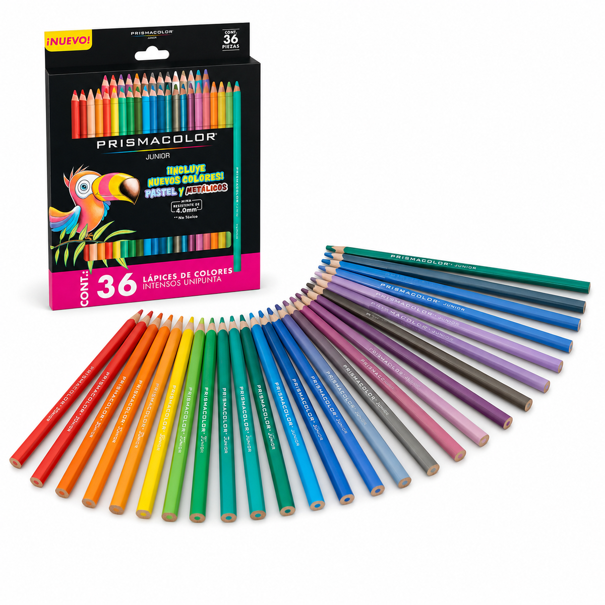 Prismacolor 36 Lapices Colores Intensos Junior Intenso