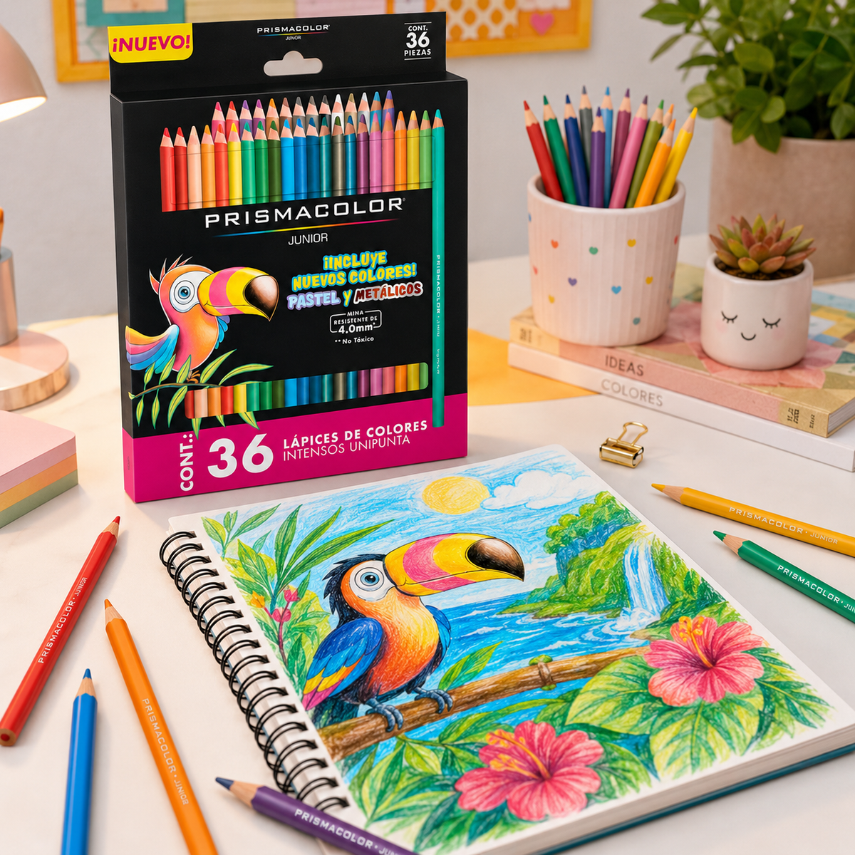 Prismacolor 36 Lapices Colores Intensos Junior Intenso