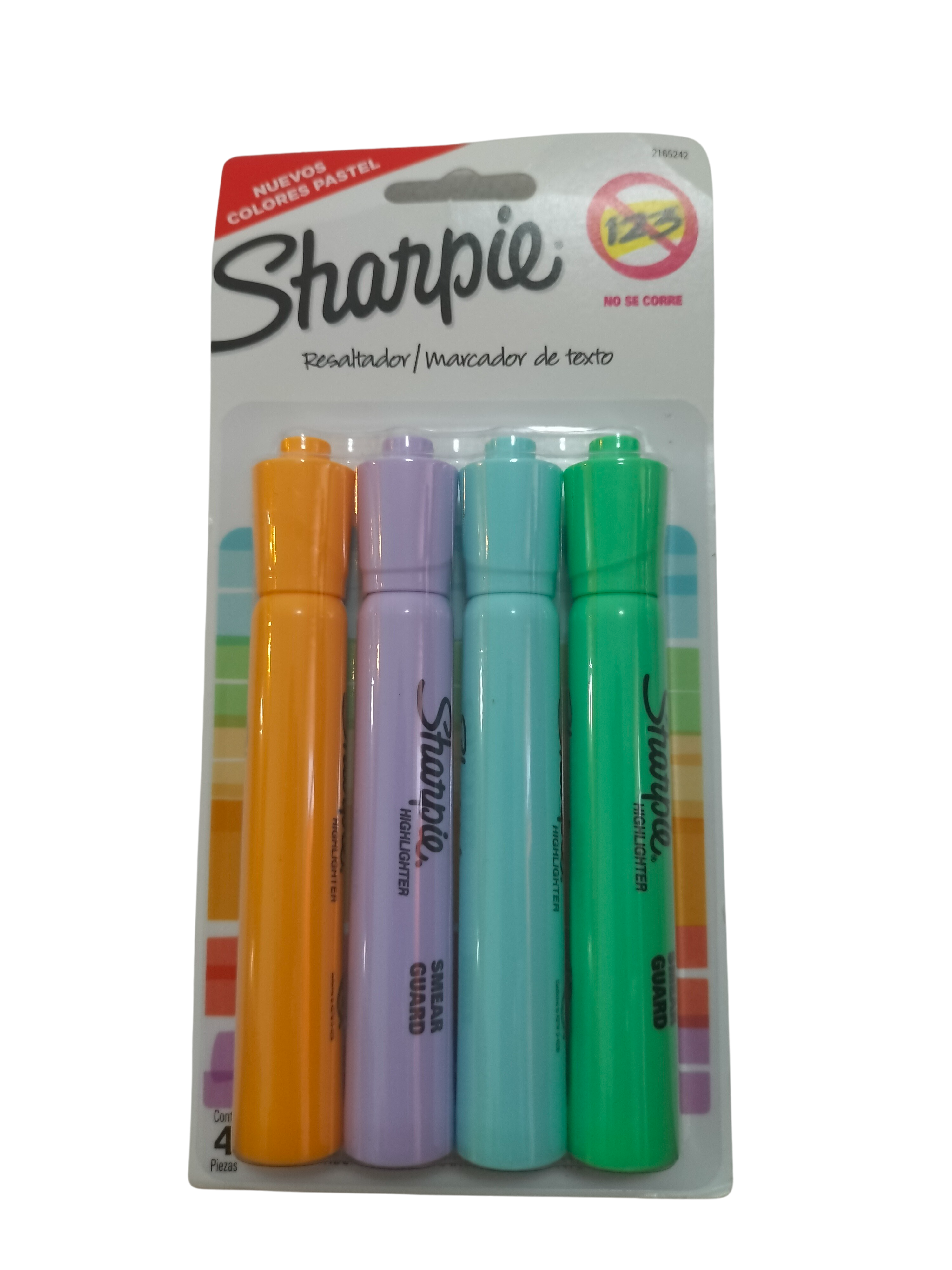 Sharpie 4 Resaltadores Marcatextos, 4 Colores Tank Pastel