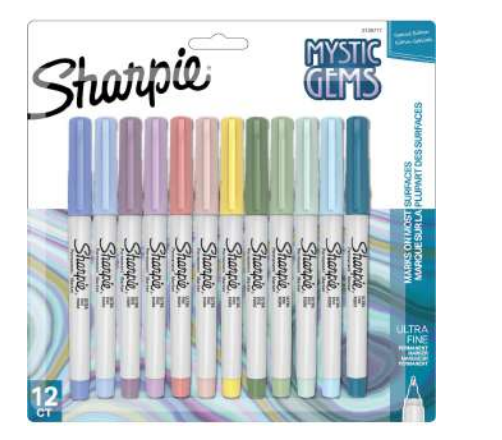 Sharpie 12 Marcadores Permanente Colores Misticos Punta Fina