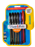 Paper Mate 6 Boligrafos Inkjoy 0.7mm Colores Basicos