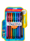 Paper Mate 8 Boligrafos Inkjoy 0.7mm Colores Surtido Varios