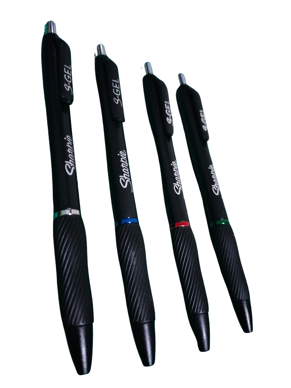 Sharpie S-Gel – 4 Bolígrafos de Gel 0.7 mm Punta Fina con Grip
